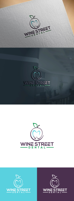 Wine Street Dental | Logo Design by Artraj0196