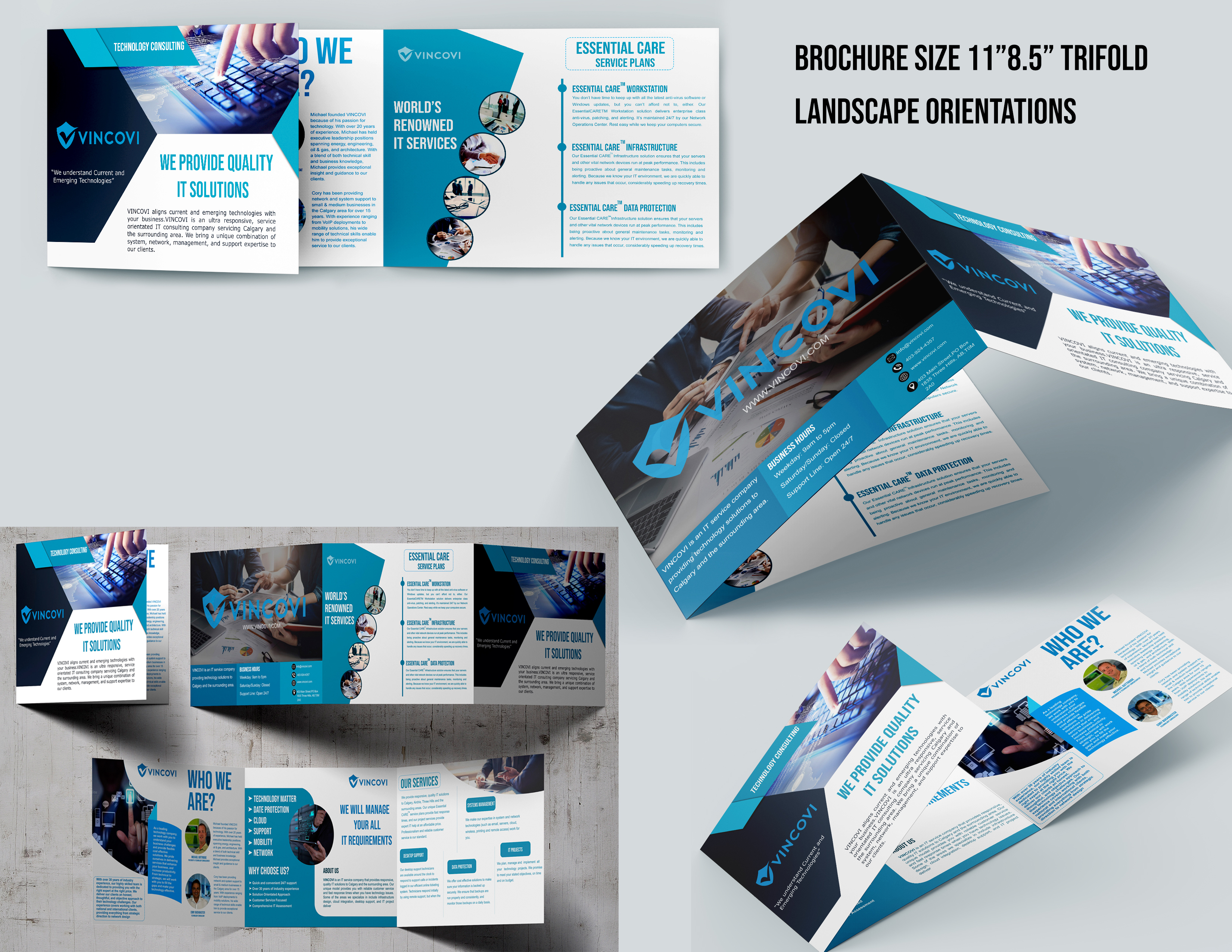 Flyer Design by Logoclub99 for VINCOVI Technology Solutions Inc | Design #25161708