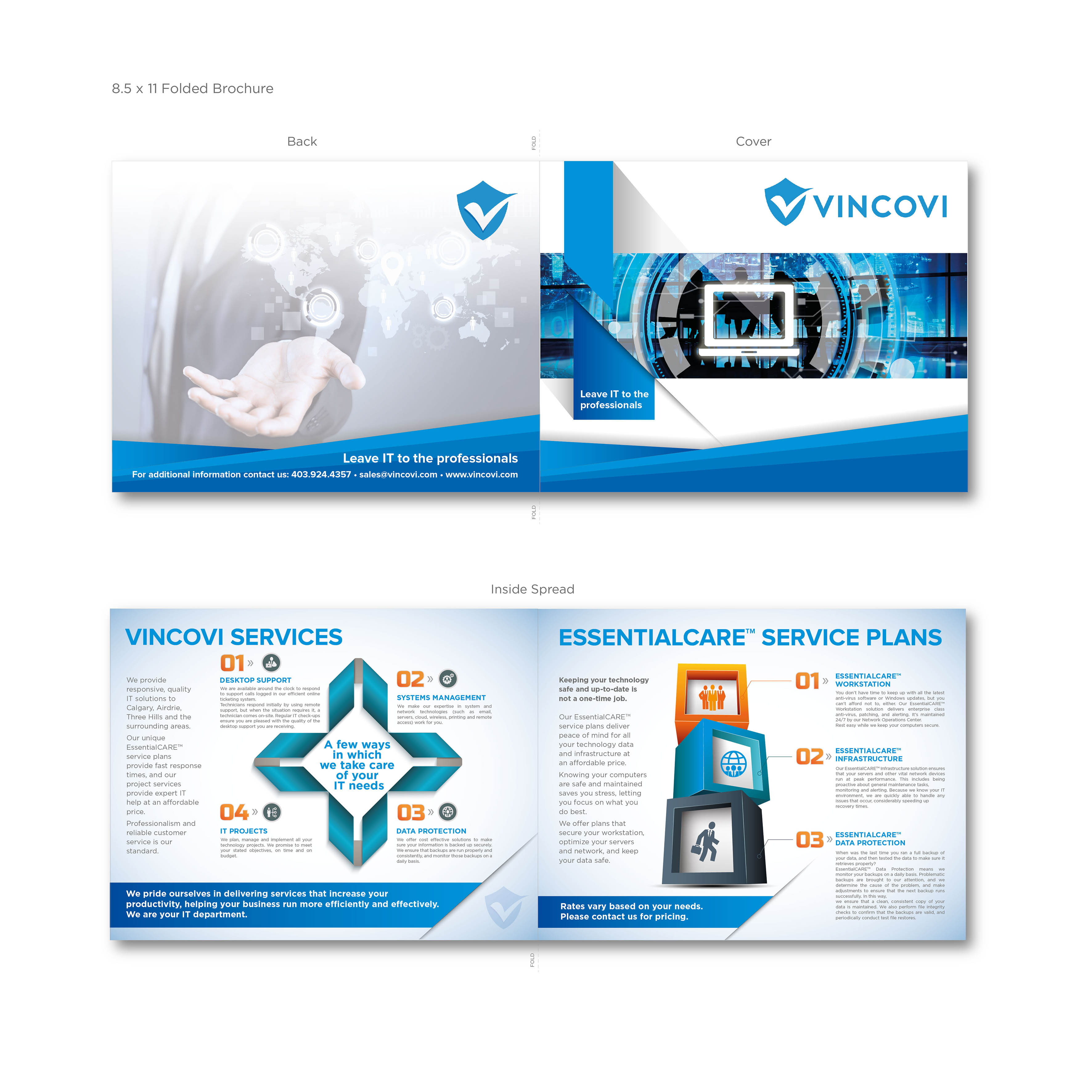 Flyer Design by fiona.goldthorpe for VINCOVI Technology Solutions Inc | Design #25145170