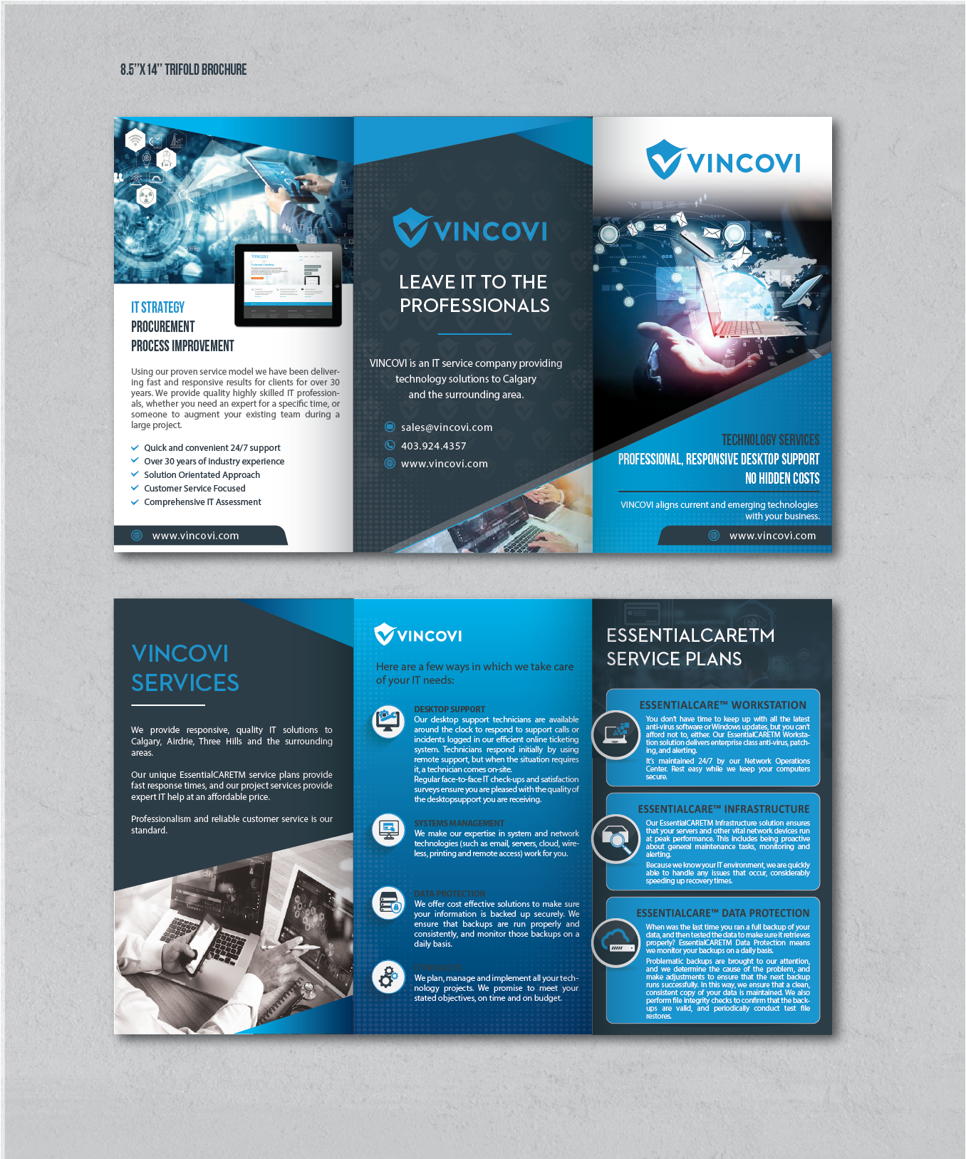 Flyer Design by alex989 for VINCOVI Technology Solutions Inc | Design #25187374