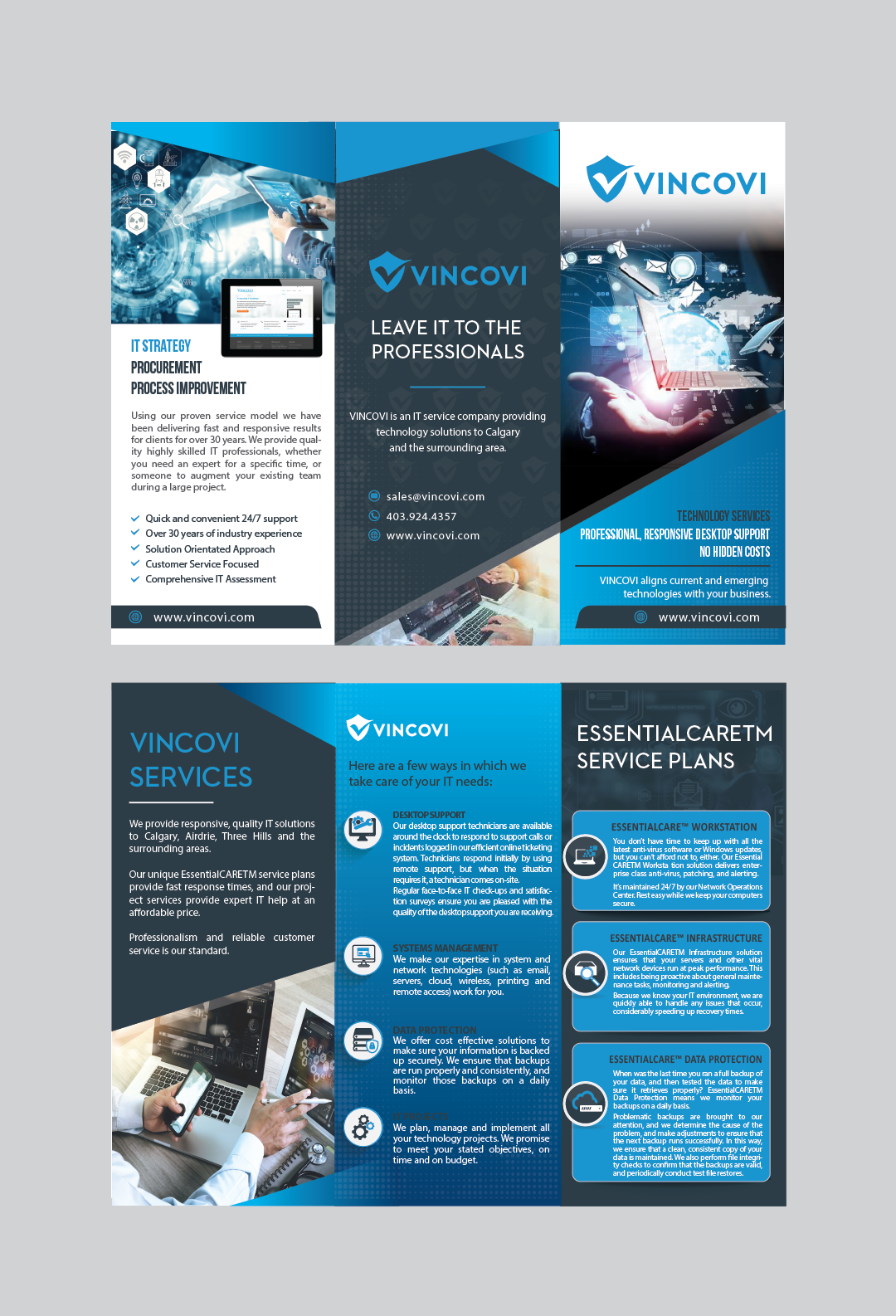Flyer Design by alex989 for VINCOVI Technology Solutions Inc | Design #25219230