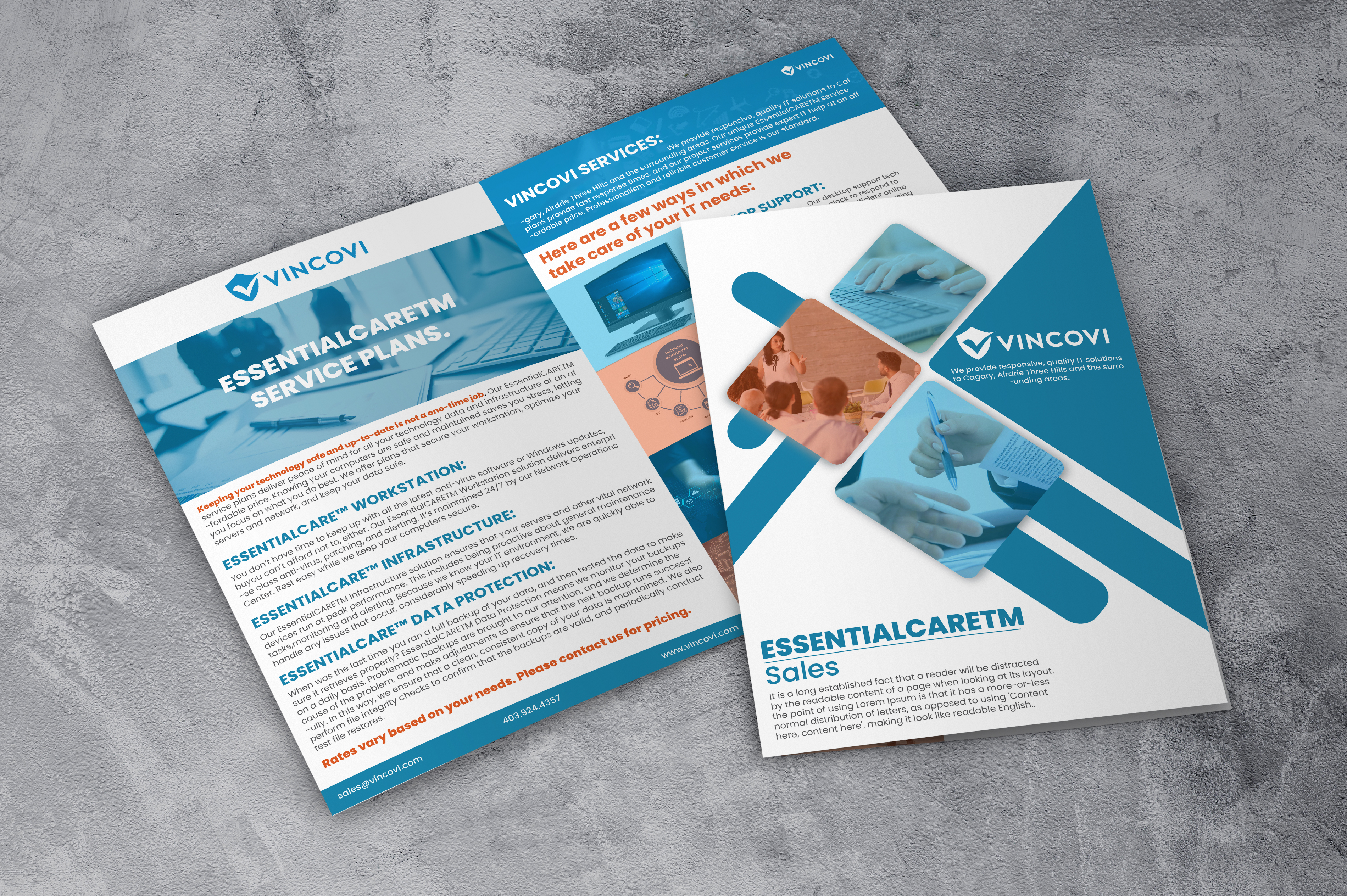 Flyer Design by Gexton for VINCOVI Technology Solutions Inc | Design #25136064