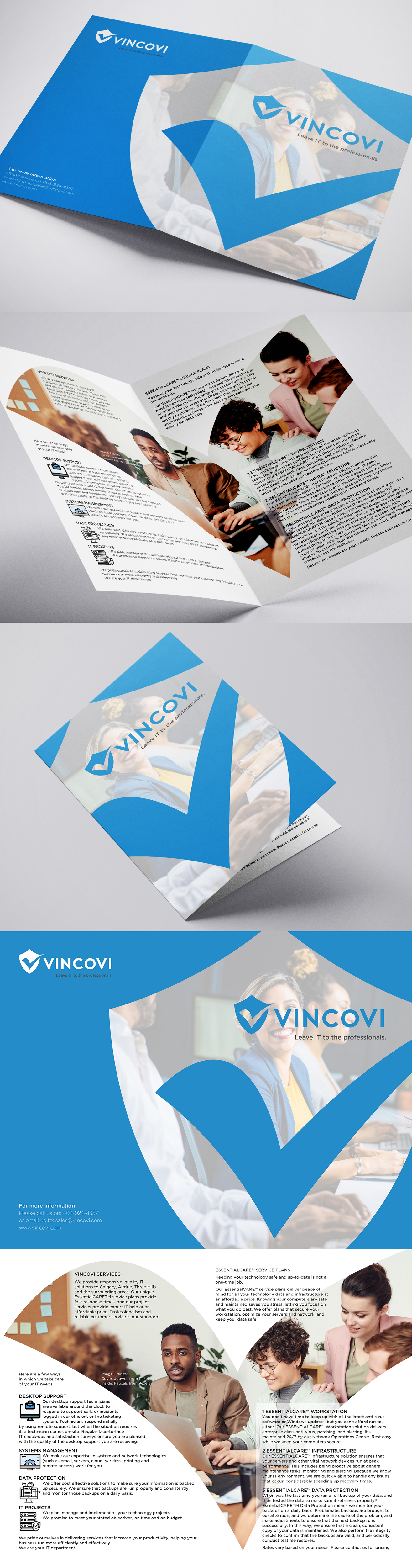 Flyer Design by Reuben for VINCOVI Technology Solutions Inc | Design #25143748
