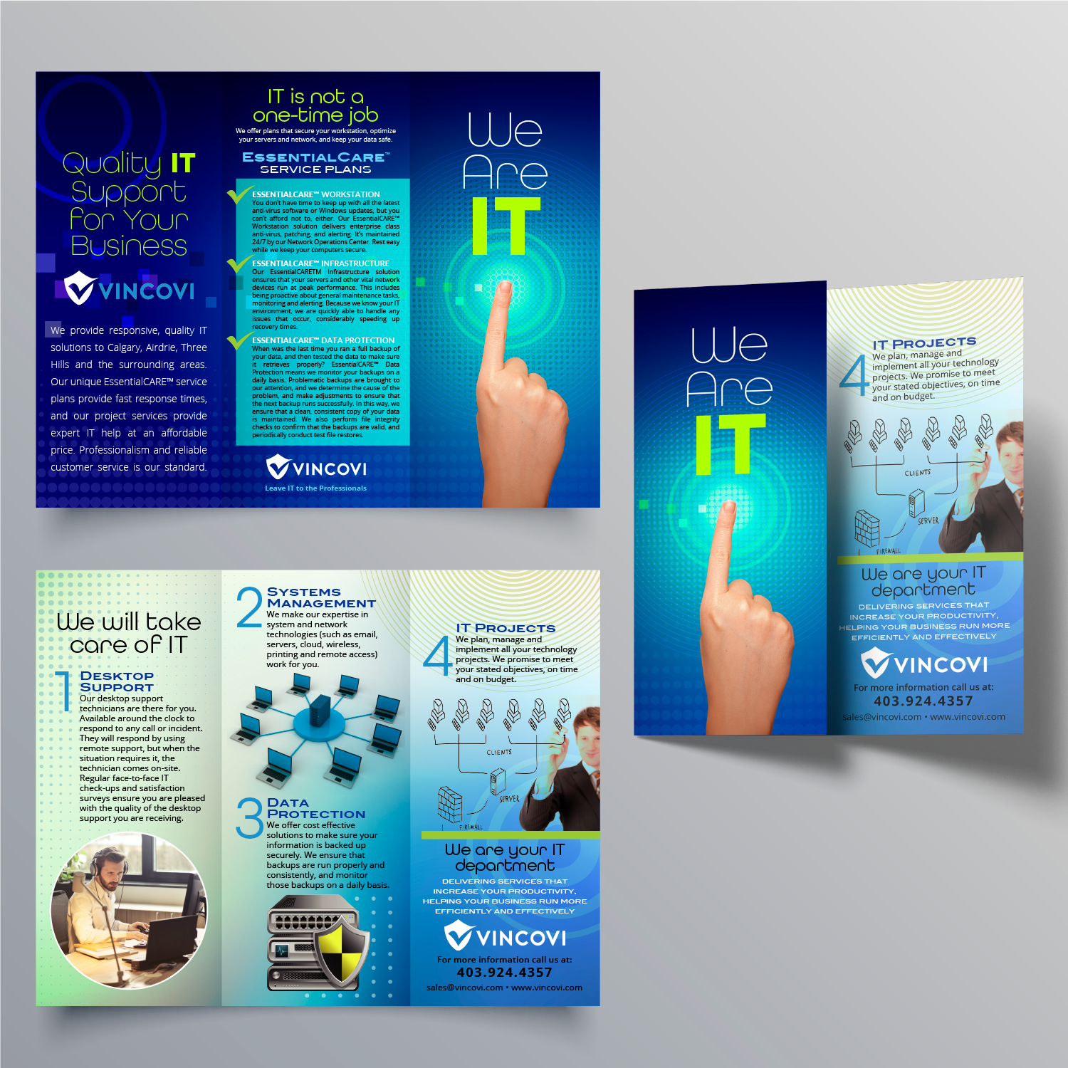 Flyer Design by Halo Studios for VINCOVI Technology Solutions Inc | Design #25172870