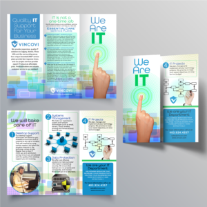 Flyer Design by Halo Studios for VINCOVI Technology Solutions Inc | Design: #25190105