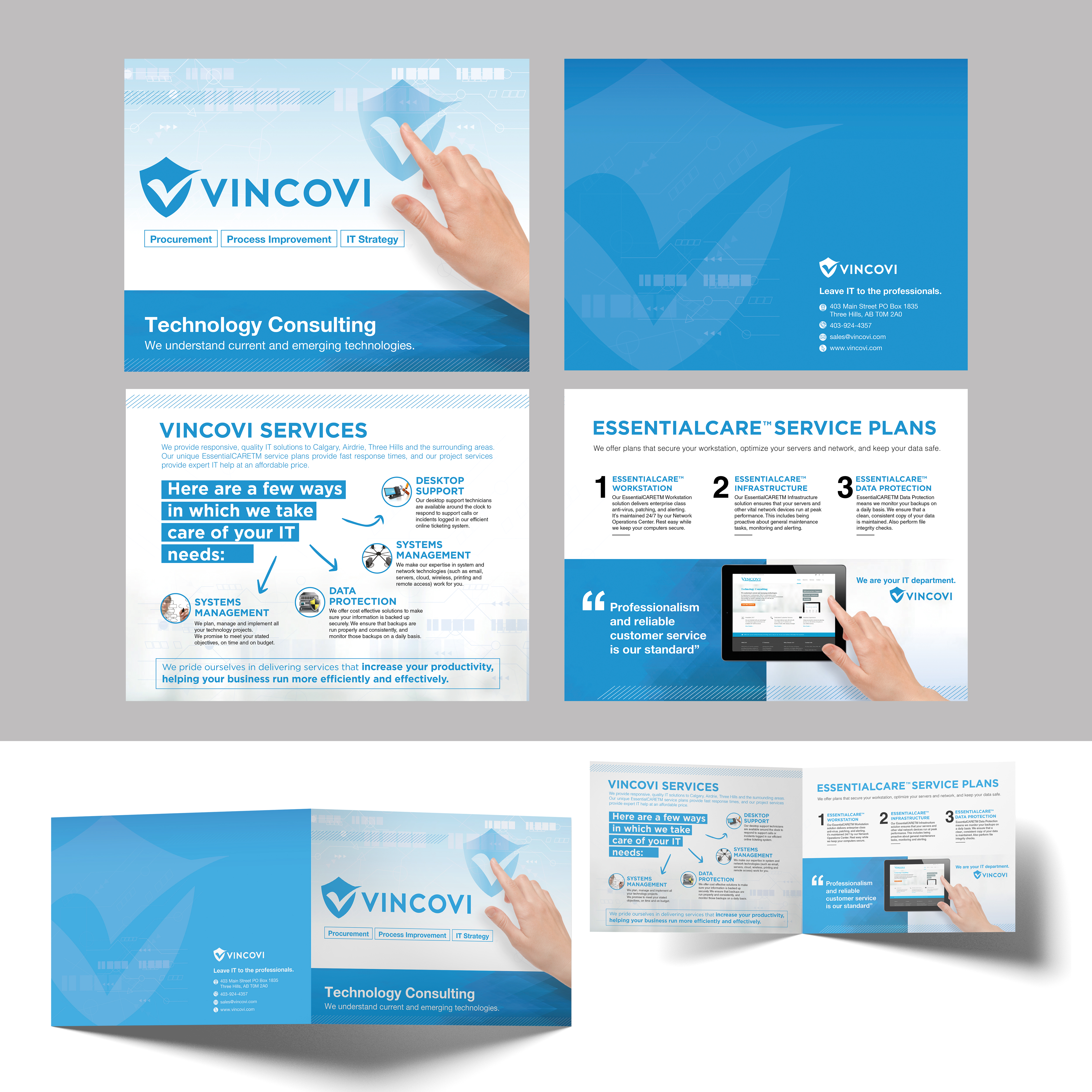 Flyer Design by Korin-123 for VINCOVI Technology Solutions Inc | Design #25147394