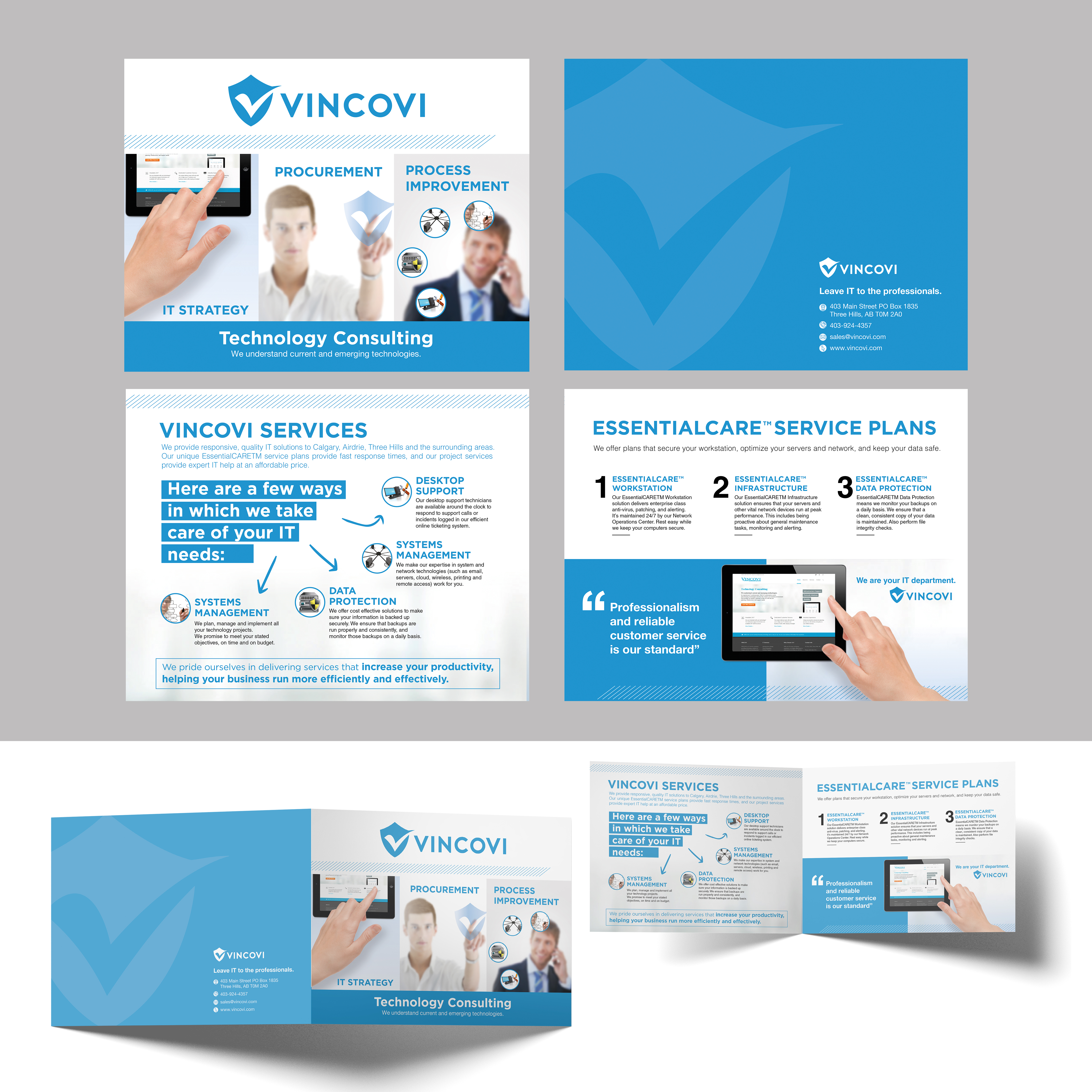 Flyer Design by Korin-123 for VINCOVI Technology Solutions Inc | Design #25147399