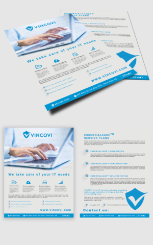 Flyer Design by MAHESH101 for VINCOVI Technology Solutions Inc | Design: #25181752