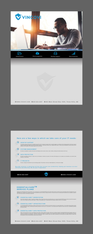 Flyer Design by MAHESH101 for VINCOVI Technology Solutions Inc | Design: #25195657