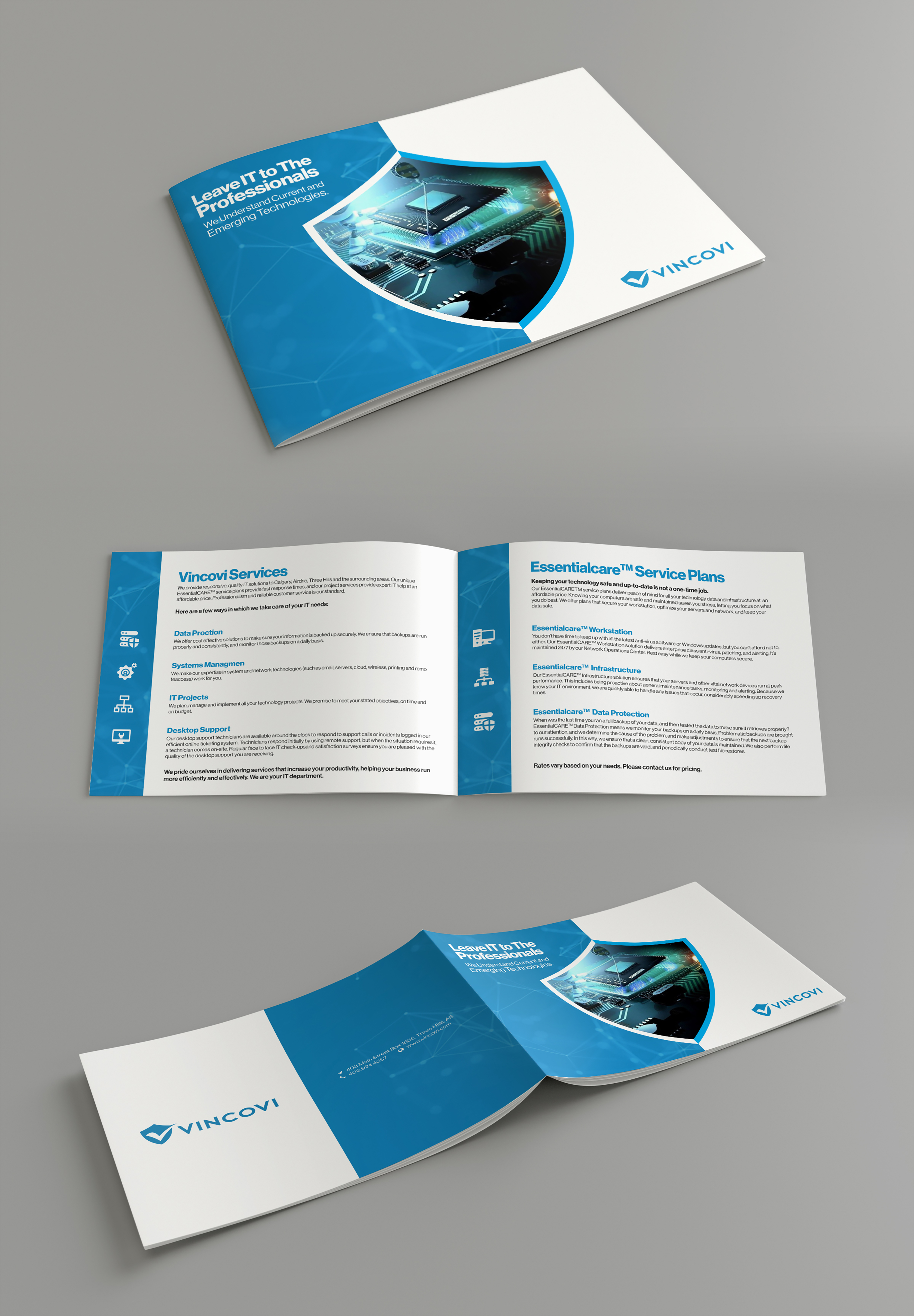 Flyer Design by Graphic Guy for VINCOVI Technology Solutions Inc | Design #25165458