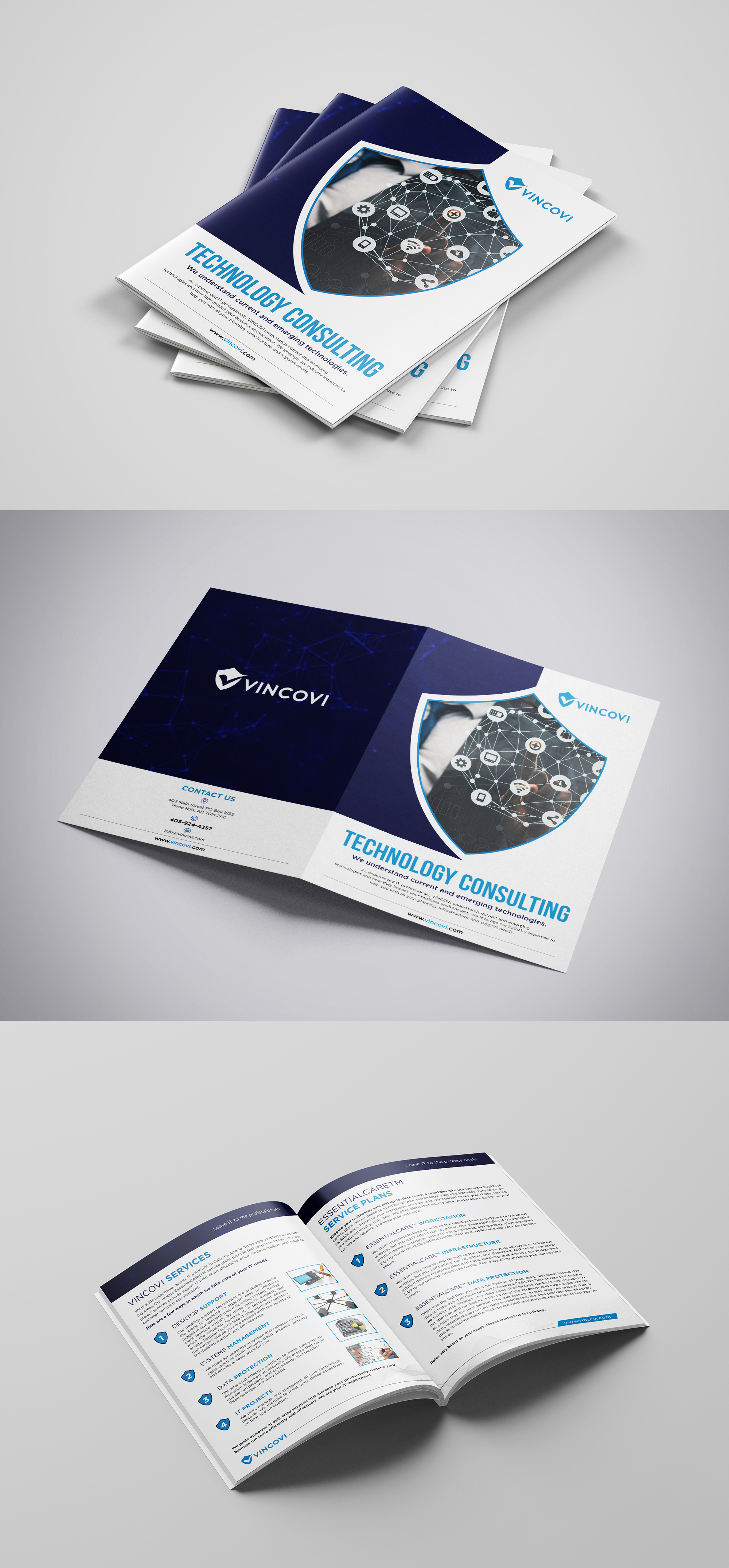 Flyer Design by ZeneFashions for VINCOVI Technology Solutions Inc | Design #25172511