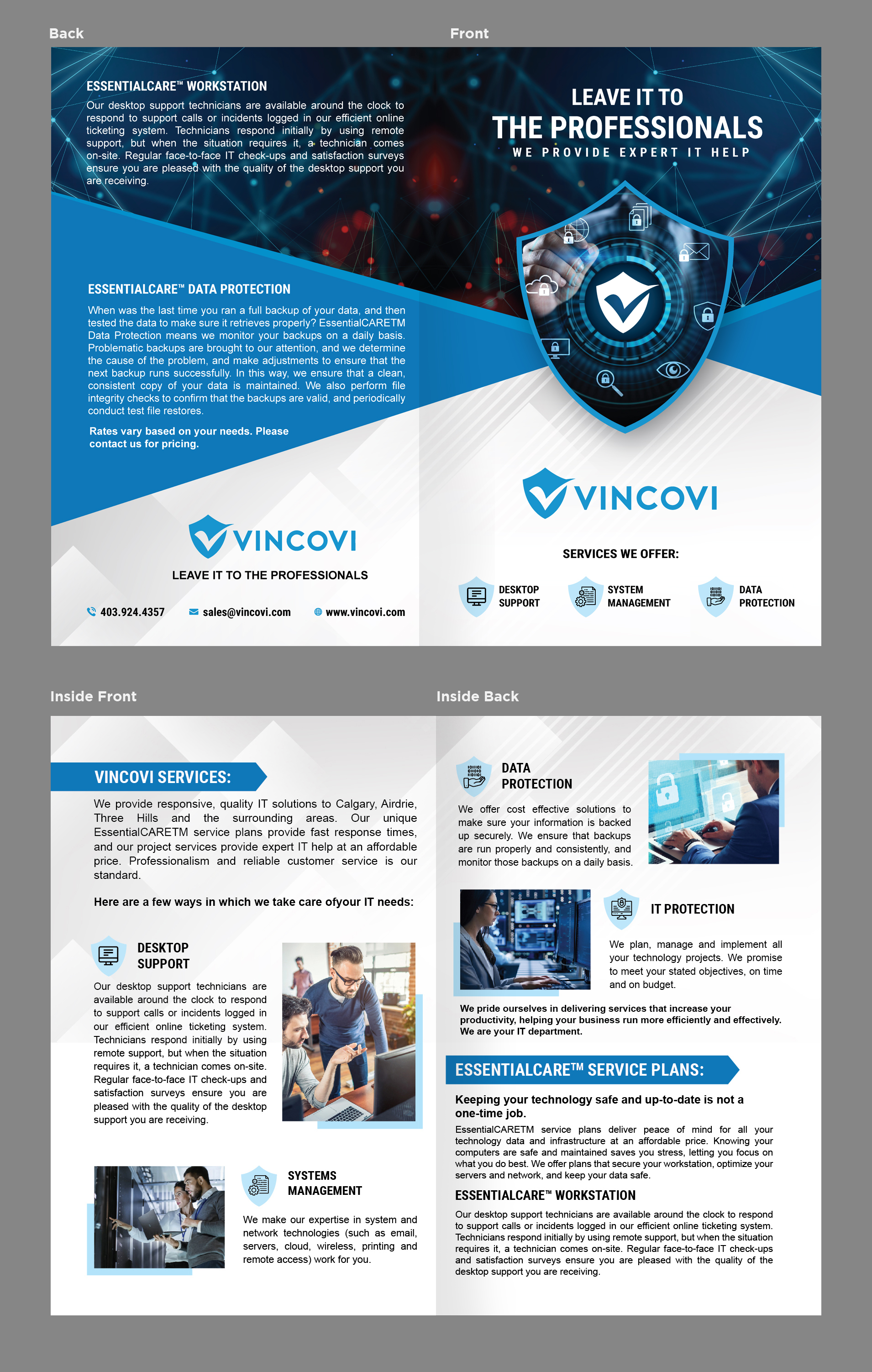 Flyer Design by Gangadhar Jena for VINCOVI Technology Solutions Inc | Design #25167737