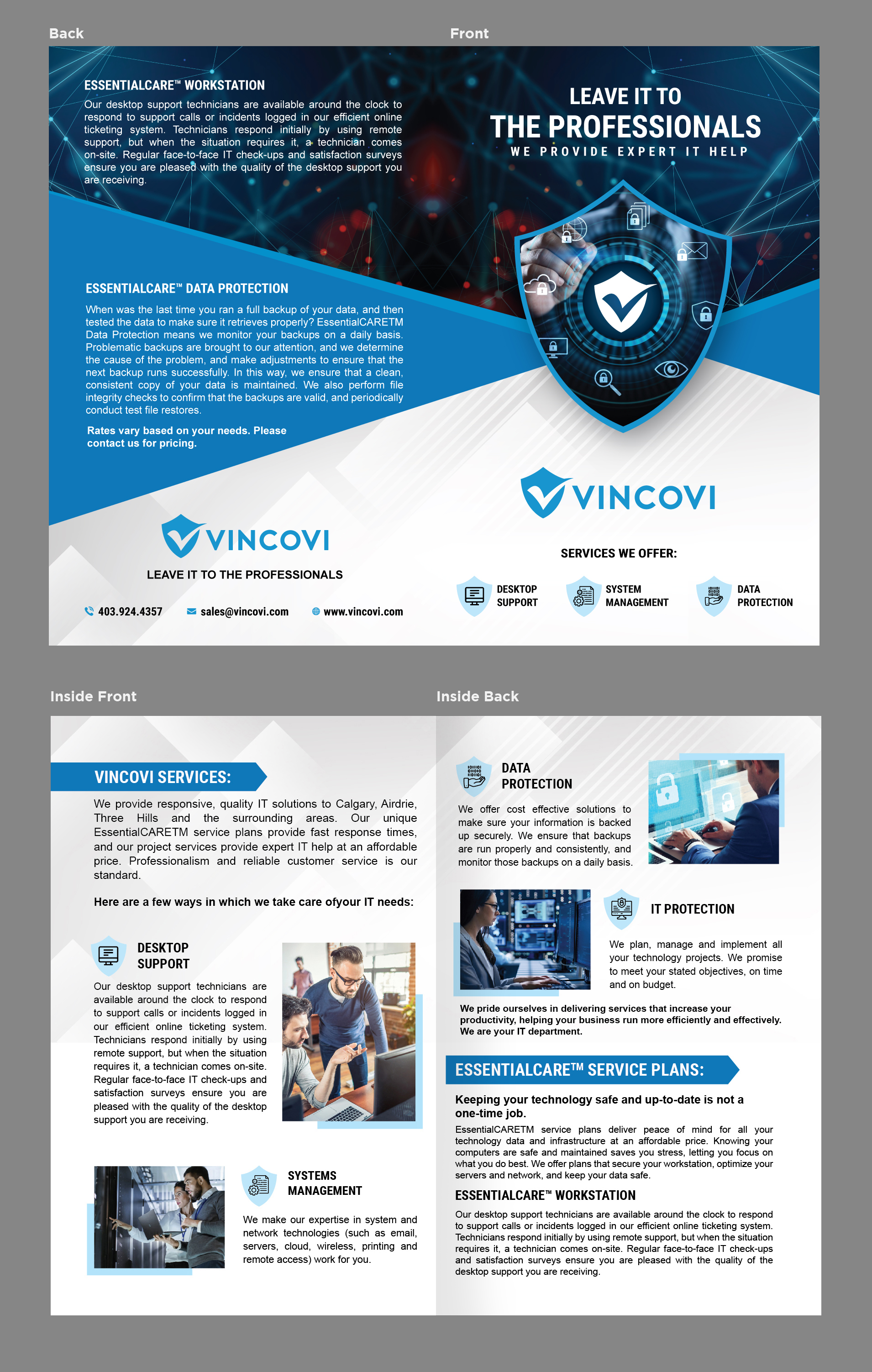 Flyer Design by Gangadhar Jena for VINCOVI Technology Solutions Inc | Design #25173469