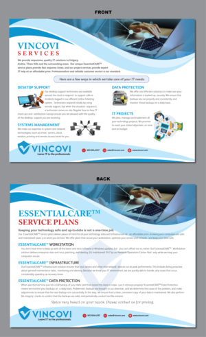 Flyer Design by Creative Slices for VINCOVI Technology Solutions Inc | Design: #25194125