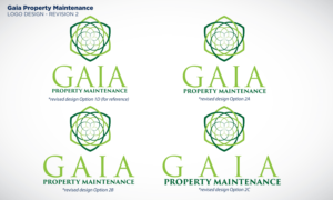 Gaia Property Maintenance | Logo Design by Kim Ji