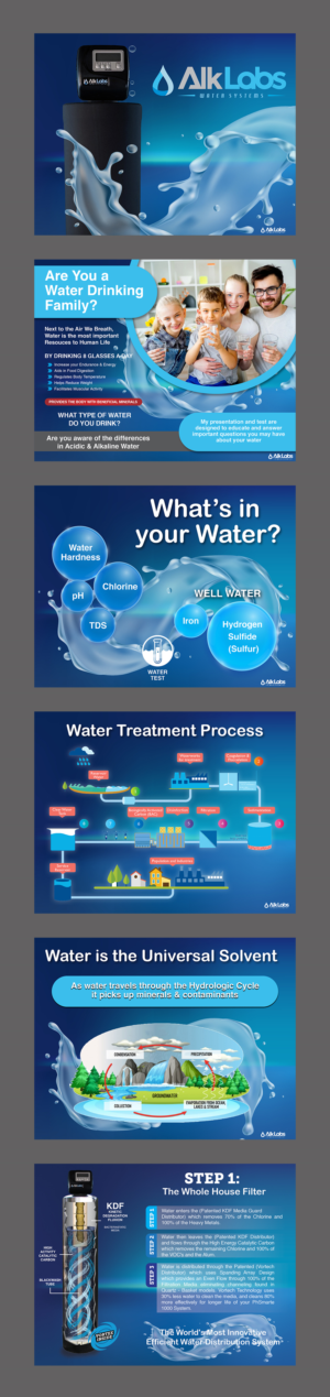 Water Filtration Company Needs completely refreshed powerpoint.  | PowerPoint Design by cdrodrigo48