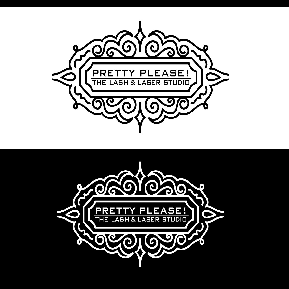Logo Design by EnriqueF for Pretty Please! Lash & Laser Studio | Design #25167366