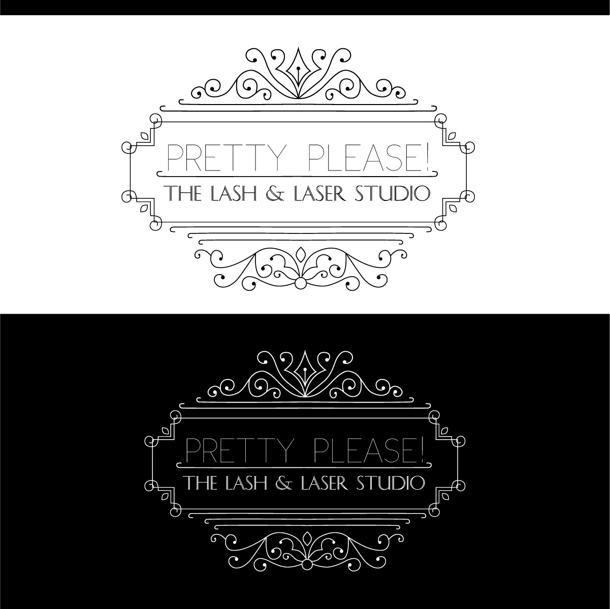 Logo Design by EnriqueF for Pretty Please! Lash & Laser Studio | Design #25167368