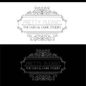 Logo Design by EnriqueF for Pretty Please! Lash & Laser Studio | Design: #25167368