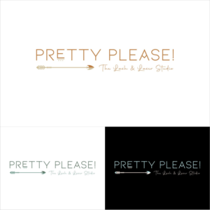 Logo Design by creative.bugs for Pretty Please! Lash & Laser Studio | Design: #25138991