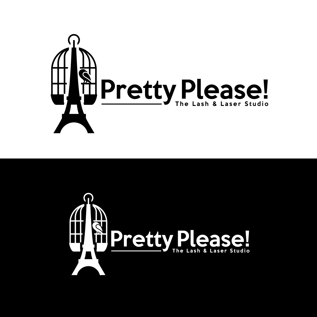 Logo Design by Graphic Bricks for Pretty Please! Lash & Laser Studio | Design #25131476