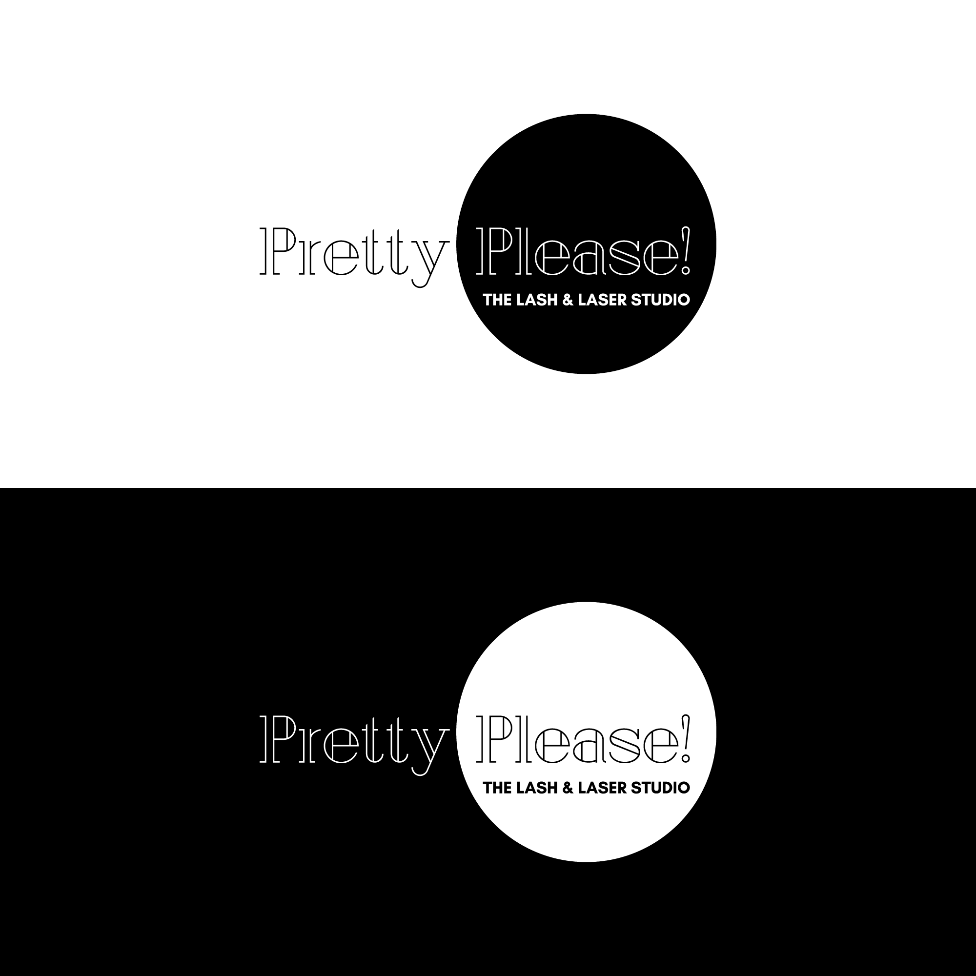 Logo Design by Zak deZign for Pretty Please! Lash & Laser Studio | Design #25131305