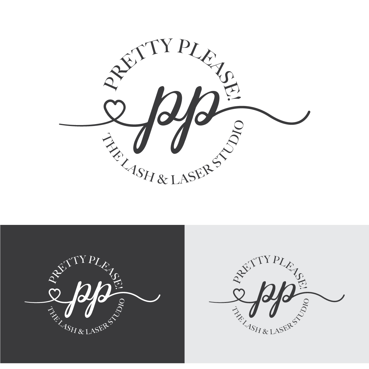 Logo Design by Pixxl Art for Pretty Please! Lash & Laser Studio | Design #25131975
