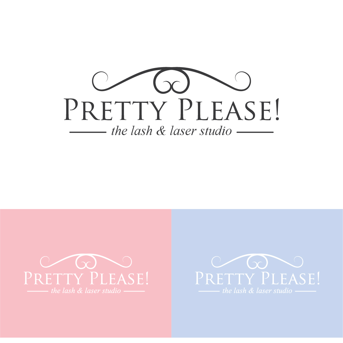 Logo Design by Pixxl Art for Pretty Please! Lash & Laser Studio | Design #25131977