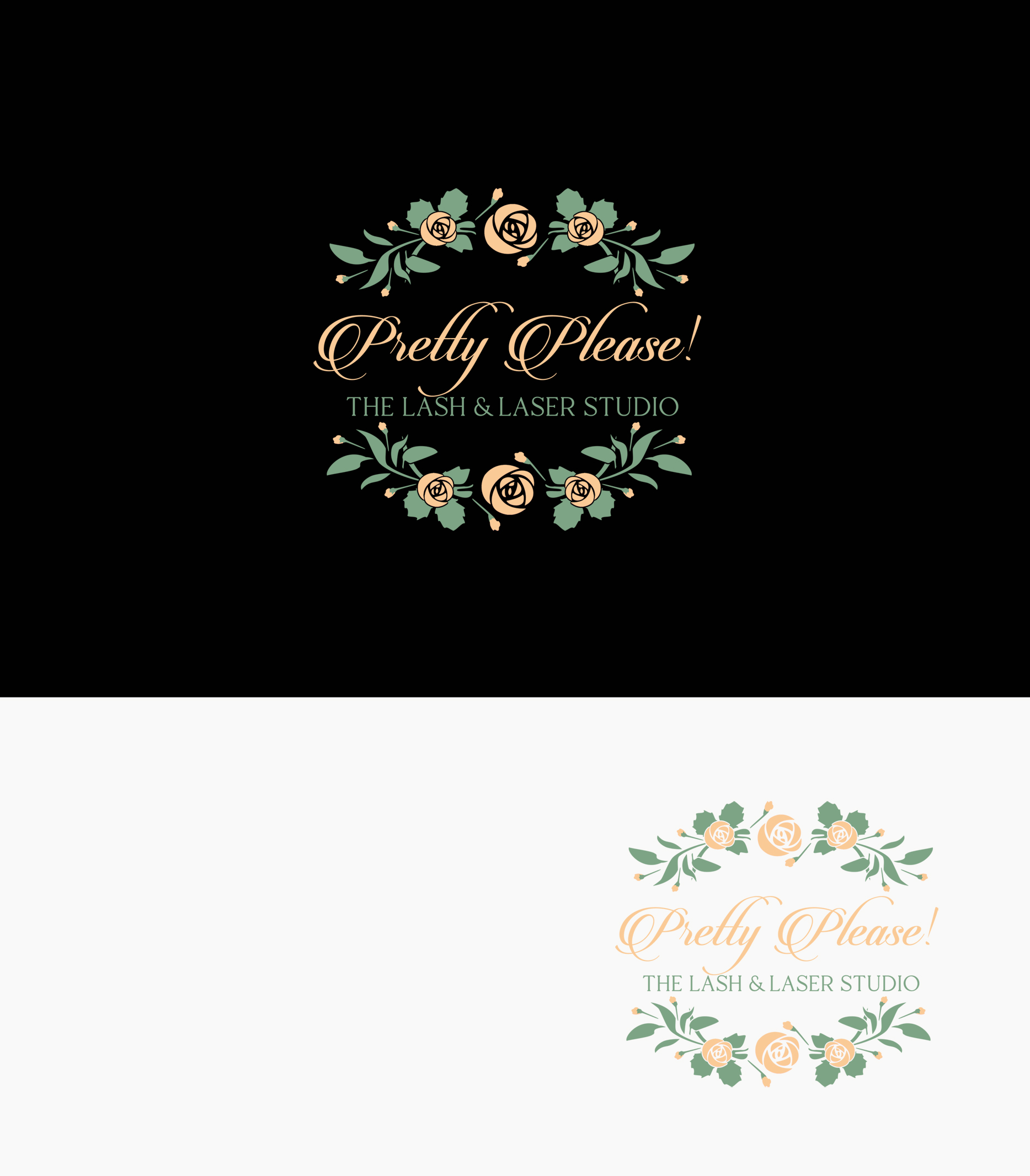 Logo Design by Ana Gocheva for Pretty Please! Lash & Laser Studio | Design #25133176