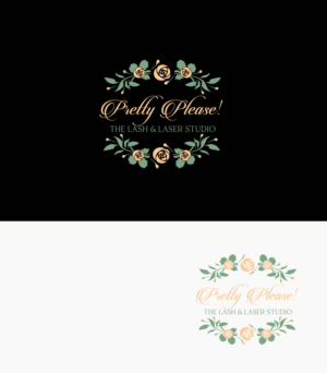 Logo Design by Ana Gocheva for Pretty Please! Lash & Laser Studio | Design: #25133176