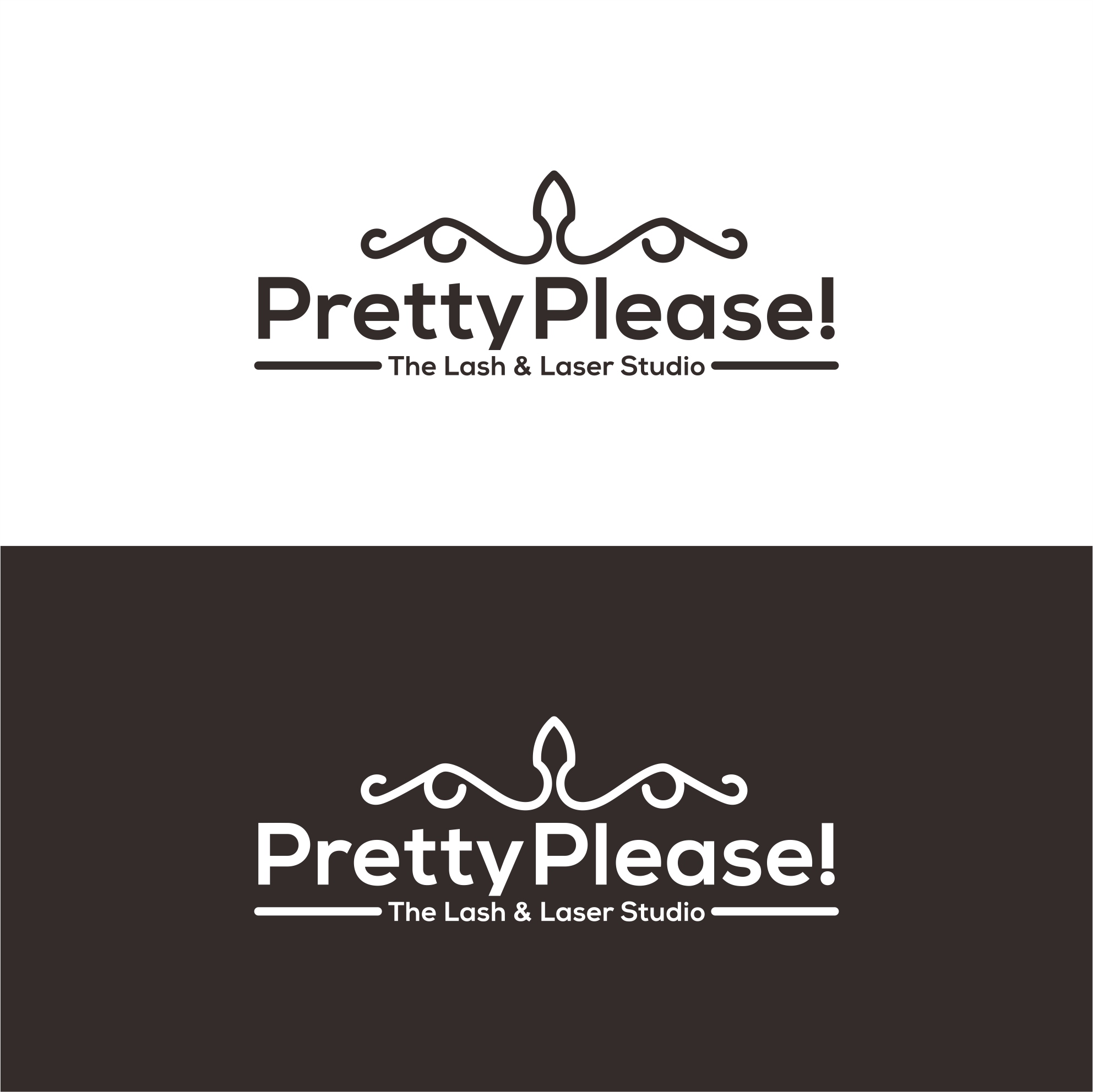 Logo Design by pry go for Pretty Please! Lash & Laser Studio | Design #25131891