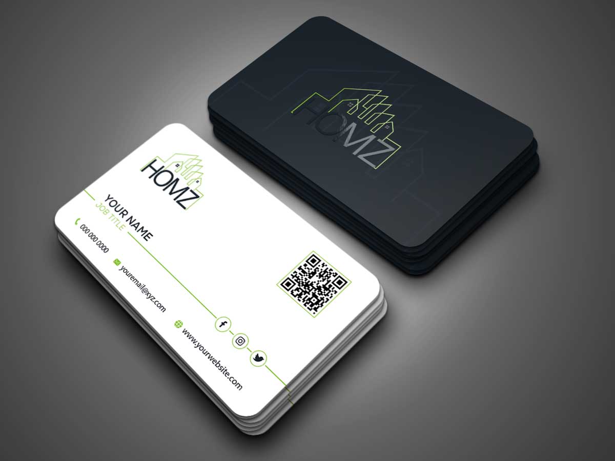 Business Card Design by Riz' for Homz app | Design #25147325