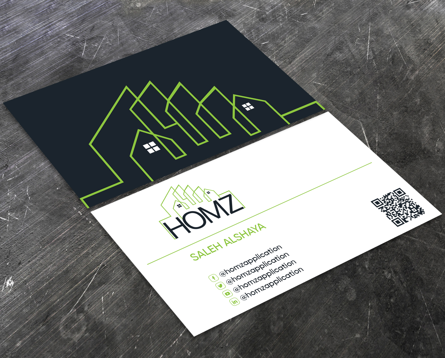 Visitenkarten-Design von Verified artistry (Design garden) für Homz app | Design #25168415