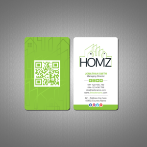Business Card Design by Creations Box 2015 for Homz app | Design: #25141592