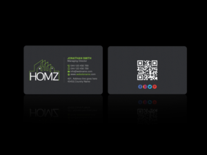 Business Card Design by Creations Box 2015 for Homz app | Design: #25141601