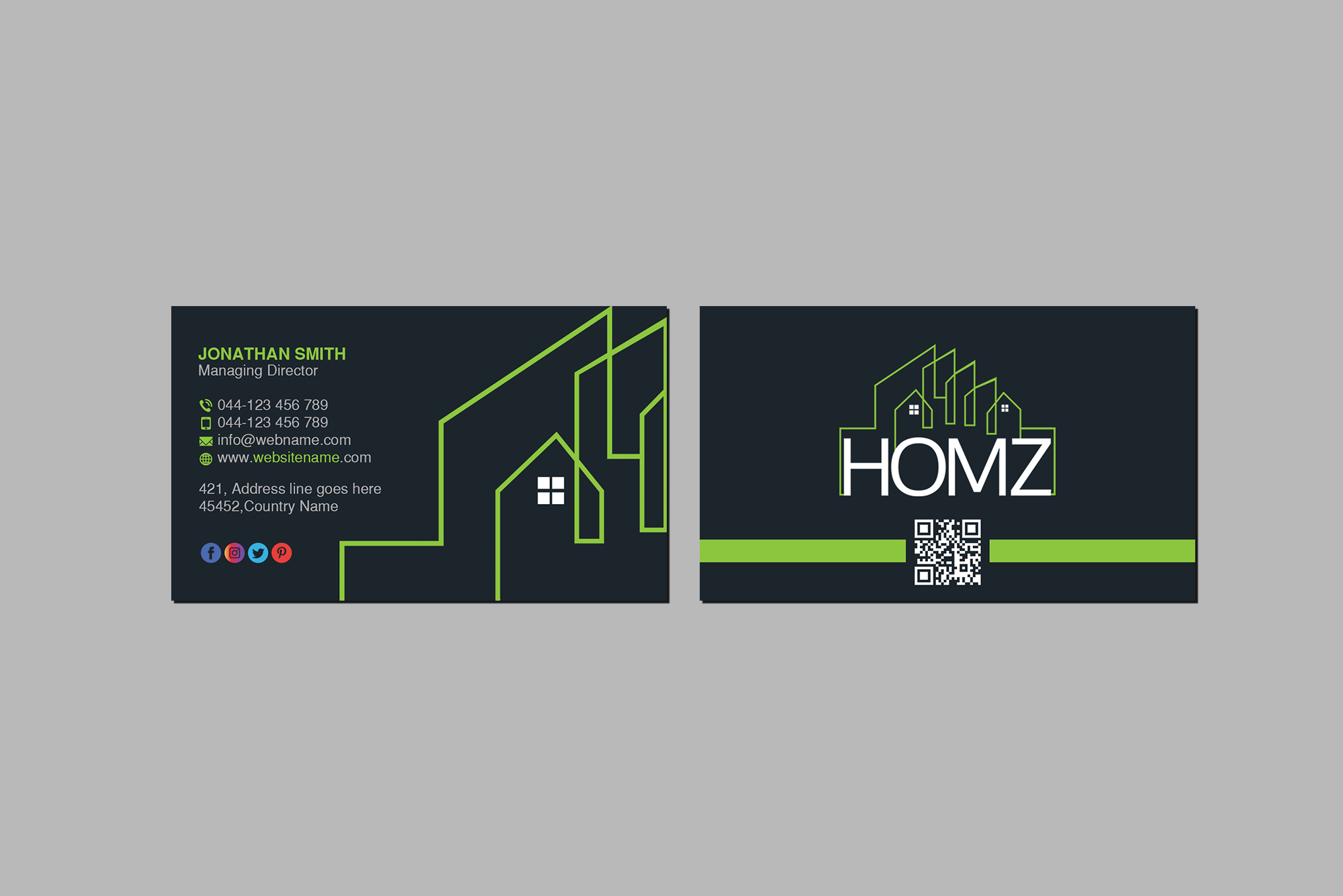 Design de Carte de Visite par Creations Box 2015 pour Homz app | Design #25141603