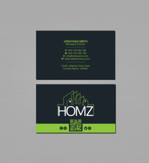 Business Card Design by Creations Box 2015 for Homz app | Design: #25148163
