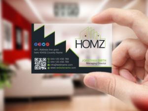 Business Card Design by Creations Box 2015 for Homz app | Design: #25148164