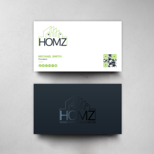 Homz app “homz application needs a business card design” | Design de Carte de Visite par chandrayaan.creative