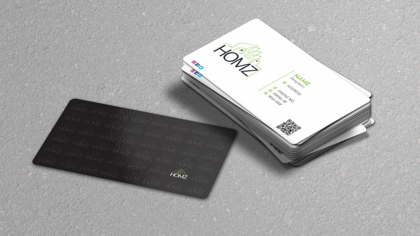 Business Card Design by Dave Paresh for Homz app | Design #25170755
