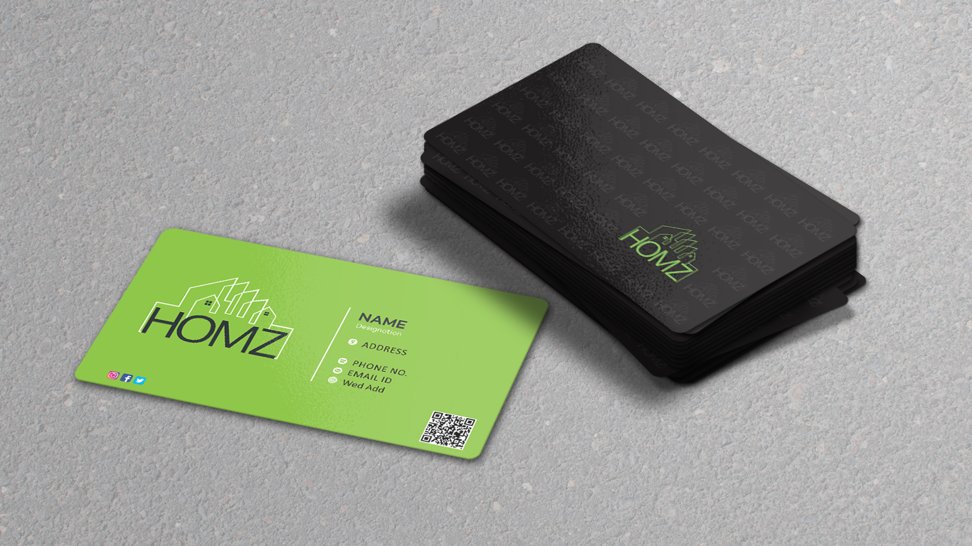Business Card Design by Dave Paresh for Homz app | Design #25170757