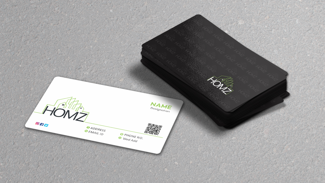 Business Card Design by Dave Paresh for Homz app | Design #25170758