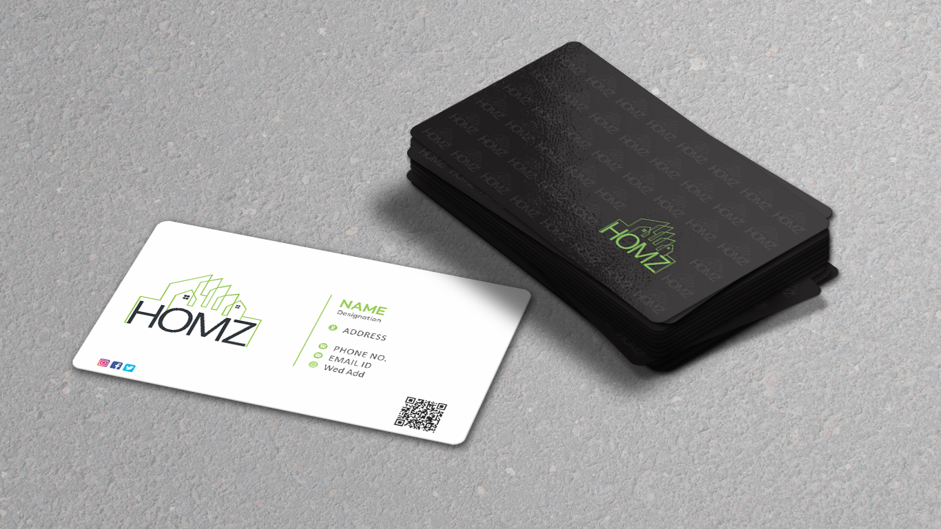 Business Card Design by Dave Paresh for Homz app | Design #25170759