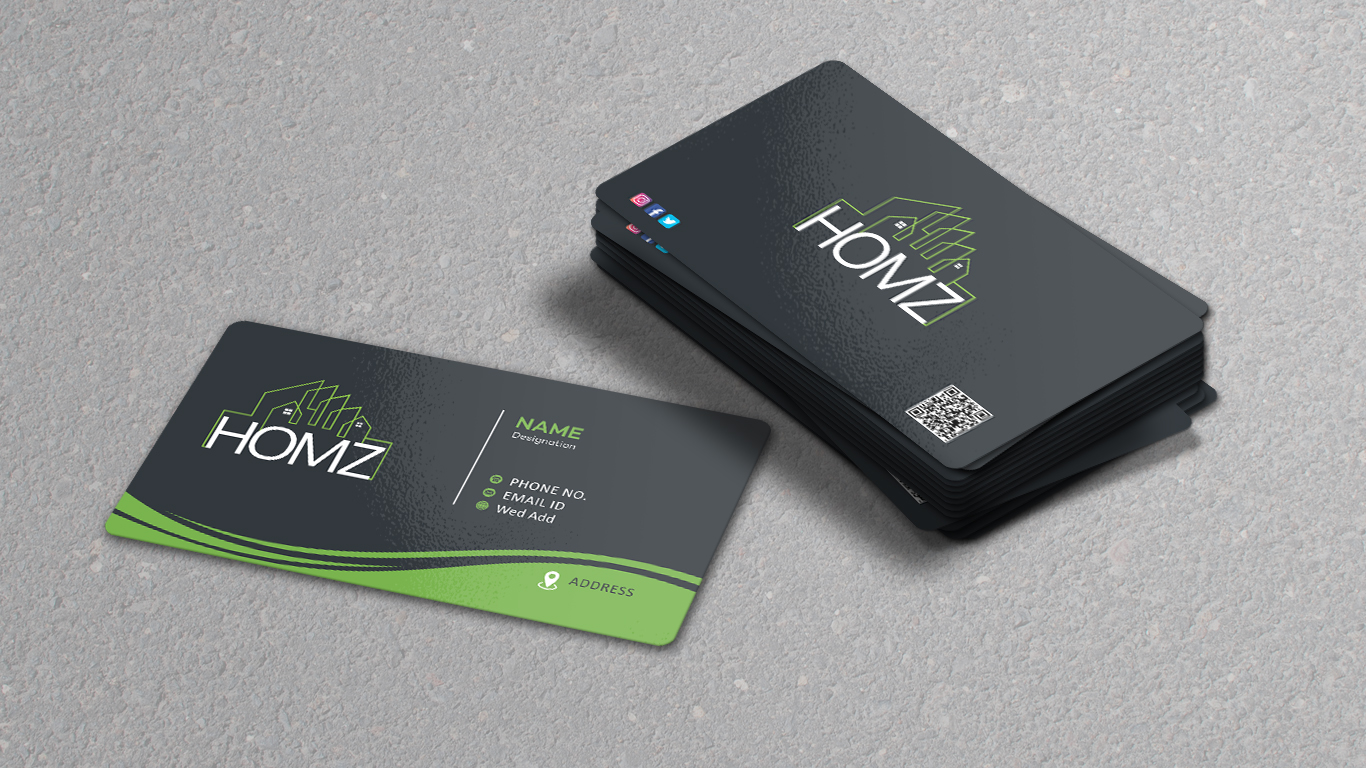 Business Card Design by Dave Paresh for Homz app | Design #25170767