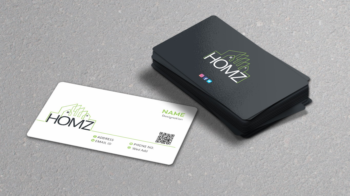 Business Card Design by Dave Paresh for Homz app | Design #25170768