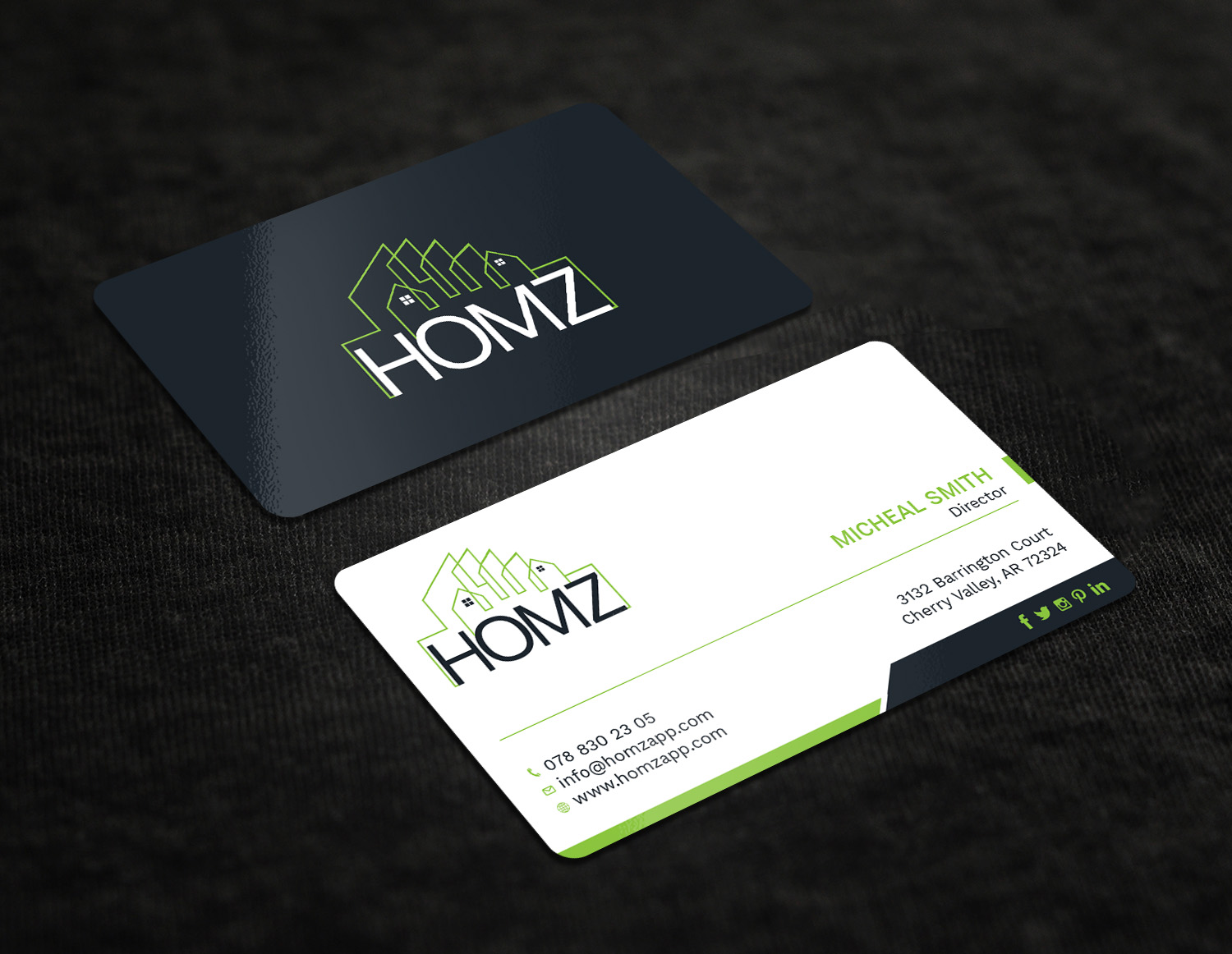 Business Card Design by Tripti Ranjan Gain for Homz app | Design #25136234