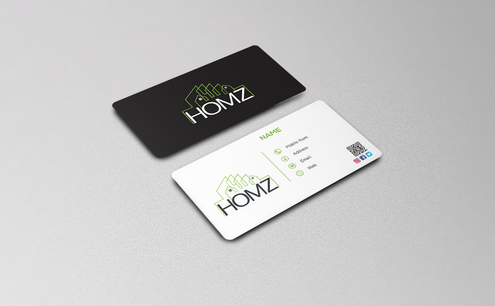Business Card Design by Vasim Jagliwala 2 for Homz app | Design #25172158