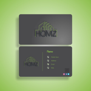 Design de Carte de Visite par Vasim Jagliwala 2 pour Homz app | Design : #25176429