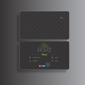 Diseño de Tarjeta de Presentación por Vasim Jagliwala 2 para Homz app | Diseño: #25177097