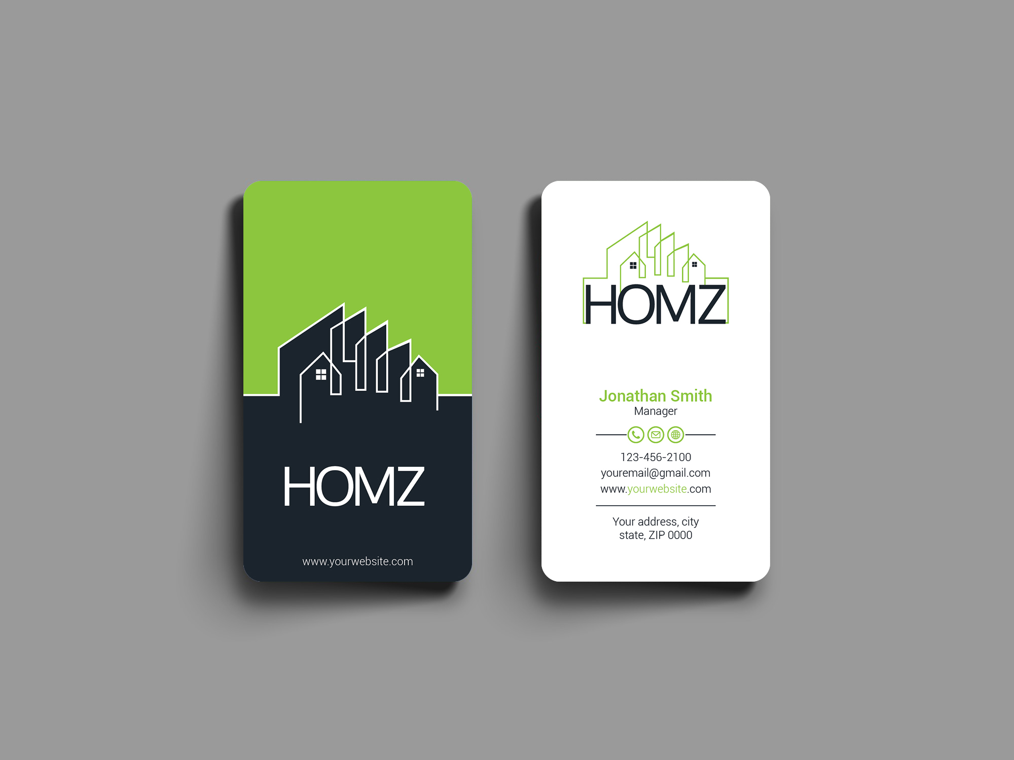 Business Card Design by Imagine design000 for Homz app | Design #25135456